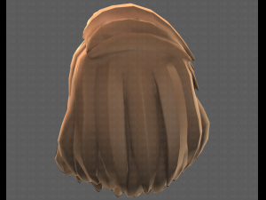 Base Hair for girl V39 Modelo 3D