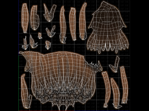 Base Hair for girl V39 Modelo 3D