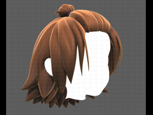 Base Hair for girl V40 Modelo 3D