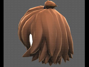 Base Hair for girl V40 Modelo 3D
