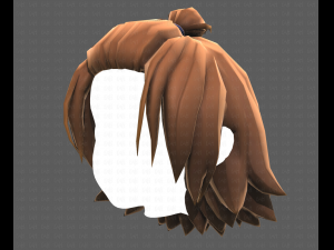 Base Hair for girl V40 Modelo 3D