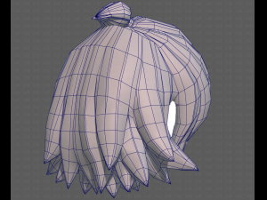 Base Hair for girl V40 Modelo 3D
