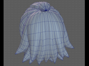 Base Hair for girl V40 Modelo 3D