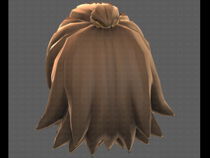Base Hair for girl V40 Modelo 3D