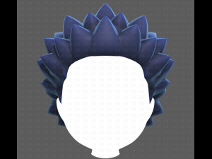 Base Hair for Boy V39 3D Model
