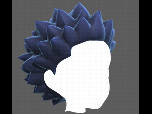 Base Hair for Boy V39 3D Model