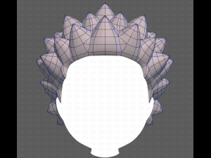 Base Hair for Boy V39 3D Model