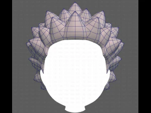 Base Hair for Boy V39 3D Model