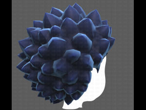 Base Hair for Boy V39 3D Model