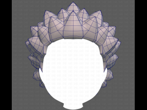 Base Hair for Boy V39 3D Model