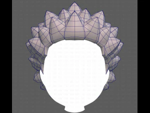 Base Hair for Boy V39 3D Model