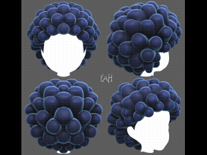 Base Hair for Boy V40 Modelo 3D