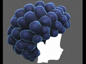 Base Hair for Boy V40 3D Model