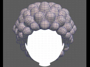 Base Hair for Boy V40 3D Model
