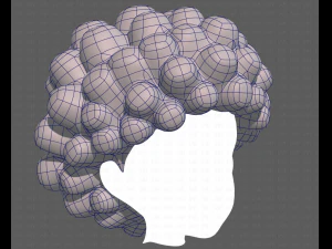 Base Hair for Boy V40 3D Model