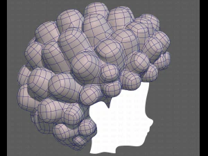 Base Hair for Boy V40 3D Model