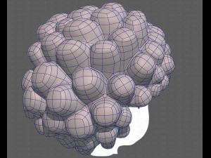 Base Hair for Boy V40 3D Model