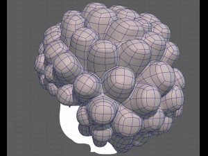 Base Hair for Boy V40 3D Model
