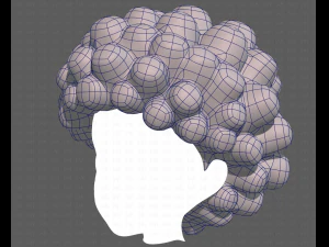 Base Hair for Boy V40 3D Model