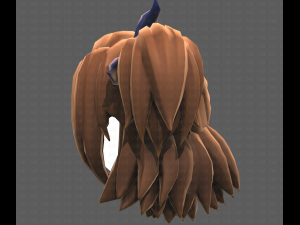 Base Hair for girl V41 3D Model