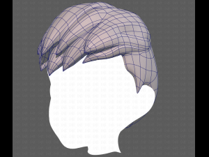 Base Hair for Boy V41 Modèle 3D