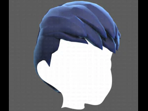 Base Hair for Boy V41 3D Model