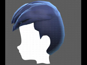 Base Hair for Boy V41 3D Model