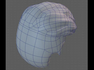 Base Hair for Boy V41 3D Model