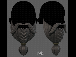 Beard V32 Model 3D