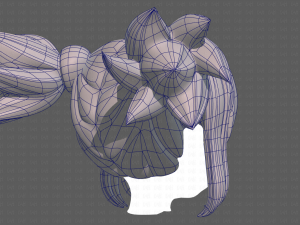 Base Hair for girl V42 Modelo 3D