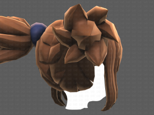 Base Hair for girl V42 Modelo 3D