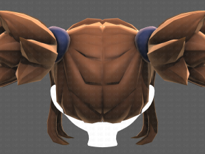 Base Hair for girl V42 Modelo 3D