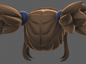 Base Hair for girl V42 Modelo 3D