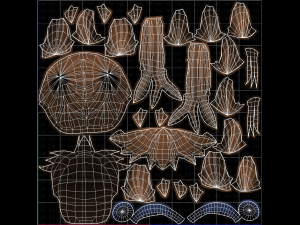 Base Hair for girl V42 Modelo 3D
