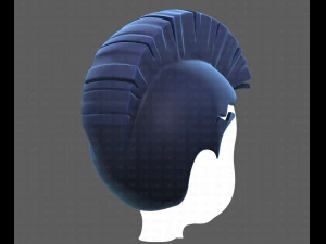 Base Hair for Boy V42 3D Model