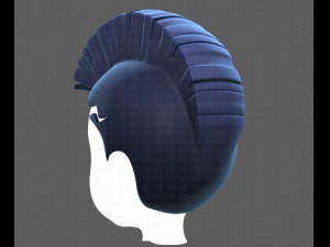 Base Hair for Boy V42 3D Model
