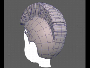 Base Hair for Boy V42 3D Model