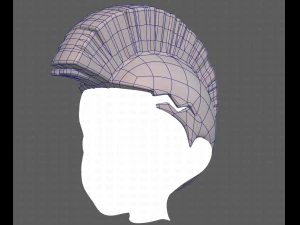 Base Hair for Boy V42 3D Model