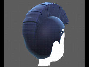 Base Hair for Boy V42 3D Model