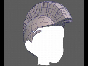Base Hair for Boy V42 3D Model