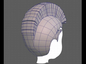 Base Hair for Boy V42 3D Model