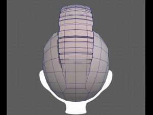 Base Hair for Boy V42 3D Model