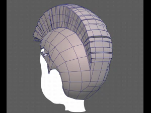 Base Hair for Boy V42 3D Model