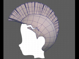 Base Hair for Boy V42 3D Model