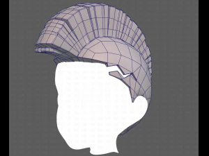 Base Hair for Boy V42 3D Model