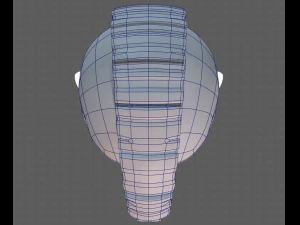 Base Hair for Boy V42 3D Model