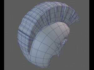 Base Hair for Boy V42 3D Model
