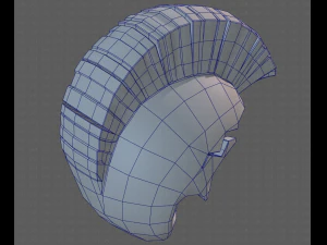 Base Hair for Boy V42 3D Model