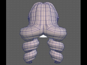 Base Hair for girl V43 Modelo 3D