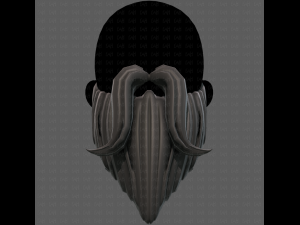 Beard V34 3D 模型